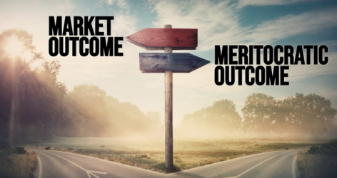 The Limits of Merit as the Diverging Point between Economics and Moral Philosophy